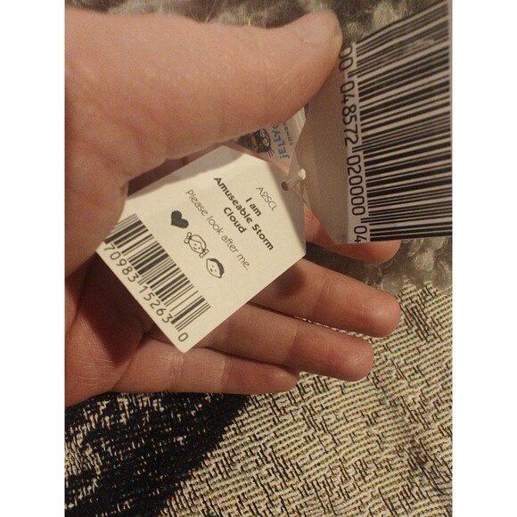 Jellycat London Amuseables Grey Storm Cloud Plush Soft Sad Cute Authentic New - Picture 5 of 5